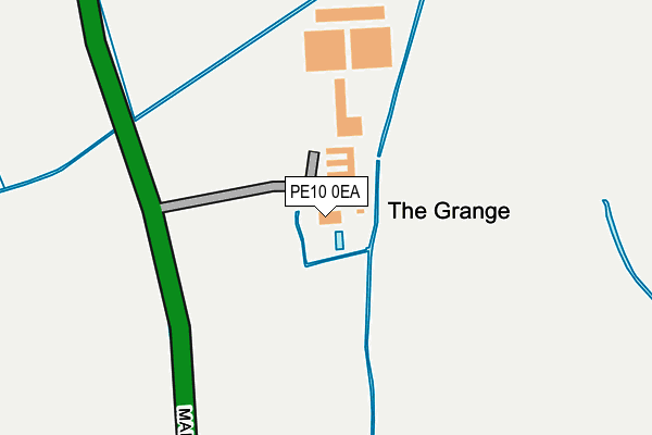 PE10 0EA map - OS OpenMap – Local (Ordnance Survey) PE10 0EA map - OS OpenMap – Local (Ordnance Survey)
