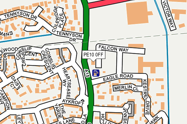 PE10 0FF map - OS OpenMap – Local (Ordnance Survey) PE10 0FF map - OS OpenMap – Local (Ordnance Survey)