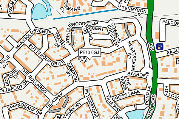 PE10 0GJ map - OS OpenMap – Local (Ordnance Survey) PE10 0GJ map - OS OpenMap – Local (Ordnance Survey)