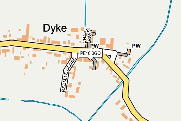 PE10 0GQ map - OS OpenMap – Local (Ordnance Survey) PE10 0GQ map - OS OpenMap – Local (Ordnance Survey)