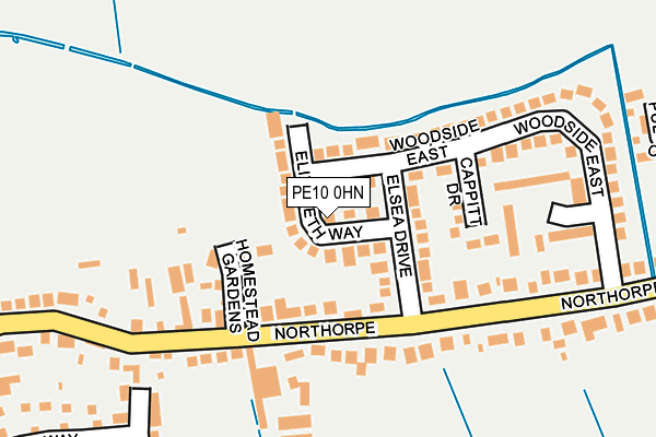 PE10 0HN map - OS OpenMap – Local (Ordnance Survey) PE10 0HN map - OS OpenMap – Local (Ordnance Survey)