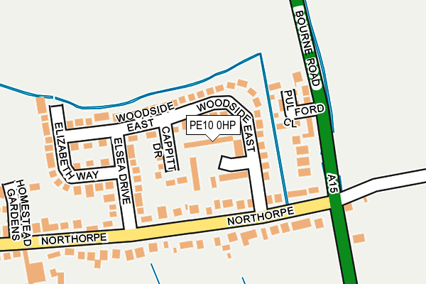 PE10 0HP map - OS OpenMap – Local (Ordnance Survey) PE10 0HP map - OS OpenMap – Local (Ordnance Survey)