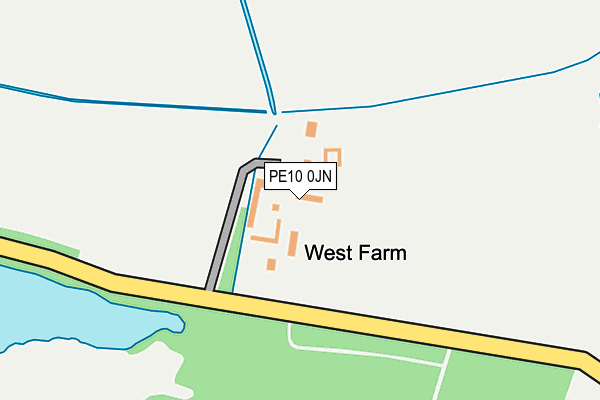PE10 0JN map - OS OpenMap – Local (Ordnance Survey) PE10 0JN map - OS OpenMap – Local (Ordnance Survey)