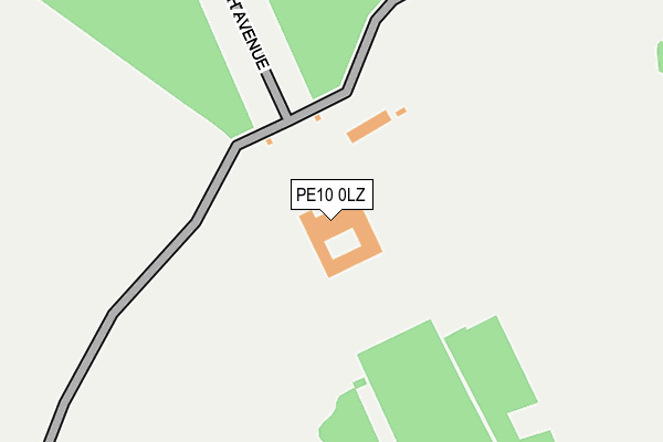 PE10 0LZ map - OS OpenMap – Local (Ordnance Survey) PE10 0LZ map - OS OpenMap – Local (Ordnance Survey)