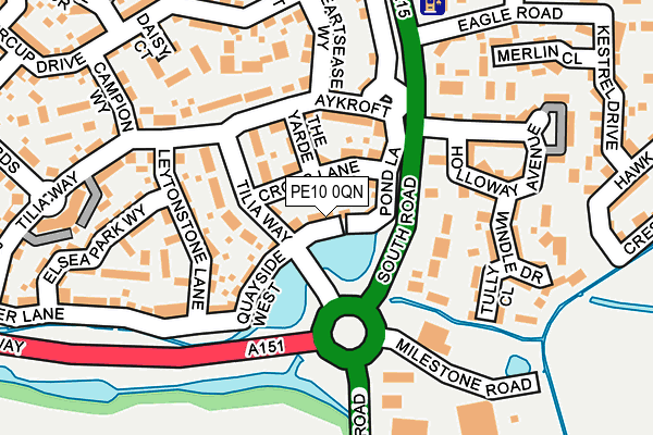 PE10 0QN map - OS OpenMap – Local (Ordnance Survey) PE10 0QN map - OS OpenMap – Local (Ordnance Survey)