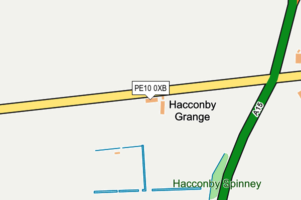PE10 0XB map - OS OpenMap – Local (Ordnance Survey) PE10 0XB map - OS OpenMap – Local (Ordnance Survey)