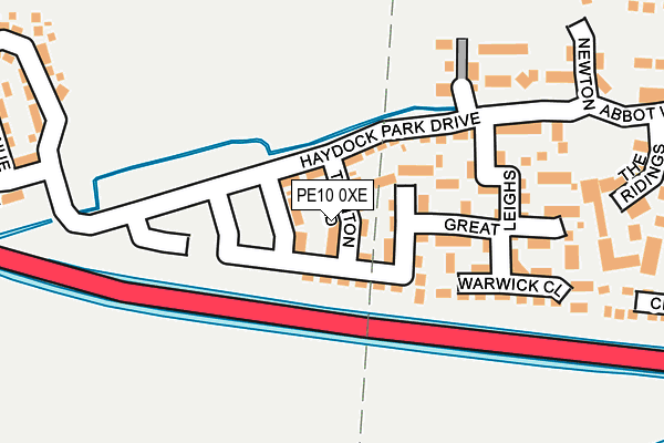 PE10 0XE map - OS OpenMap – Local (Ordnance Survey) PE10 0XE map - OS OpenMap – Local (Ordnance Survey)