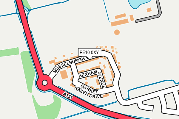 PE10 0XY map - OS OpenMap – Local (Ordnance Survey) PE10 0XY map - OS OpenMap – Local (Ordnance Survey)