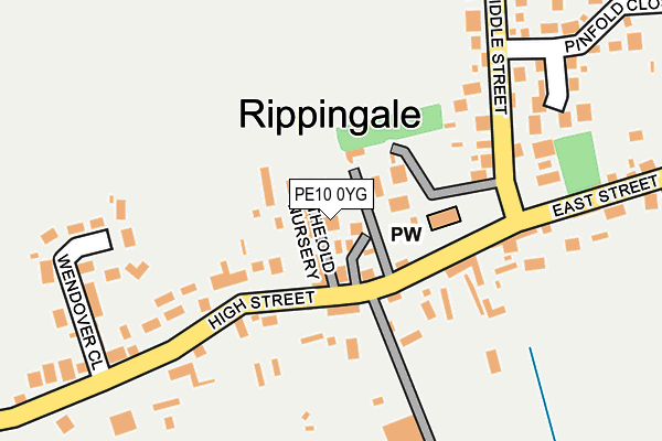 PE10 0YG map - OS OpenMap – Local (Ordnance Survey) PE10 0YG map - OS OpenMap – Local (Ordnance Survey)