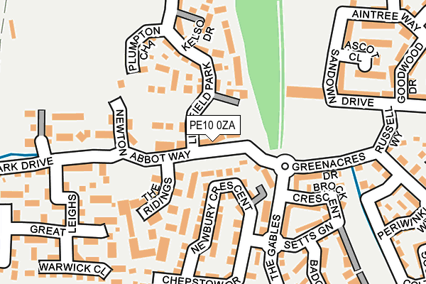 PE10 0ZA map - OS OpenMap – Local (Ordnance Survey) PE10 0ZA map - OS OpenMap – Local (Ordnance Survey)