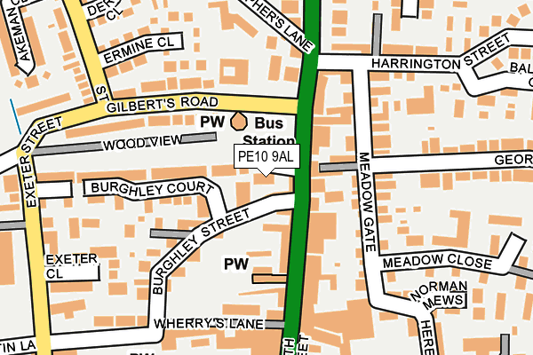 PE10 9AL map - OS OpenMap – Local (Ordnance Survey) PE10 9AL map - OS OpenMap – Local (Ordnance Survey)