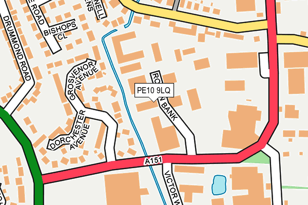 PE10 9LQ map - OS OpenMap – Local (Ordnance Survey) PE10 9LQ map - OS OpenMap – Local (Ordnance Survey)
