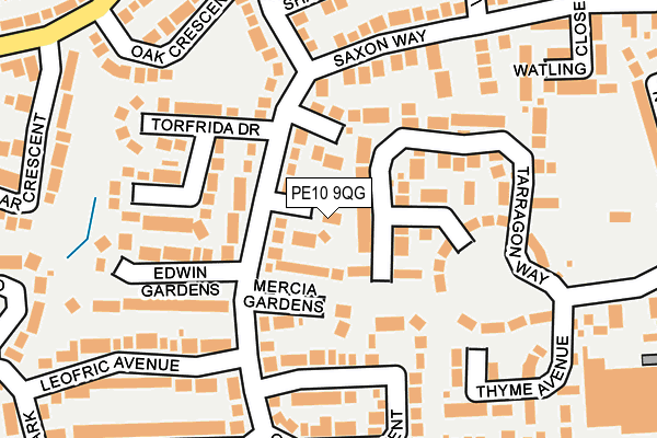 PE10 9QG map - OS OpenMap – Local (Ordnance Survey) PE10 9QG map - OS OpenMap – Local (Ordnance Survey)
