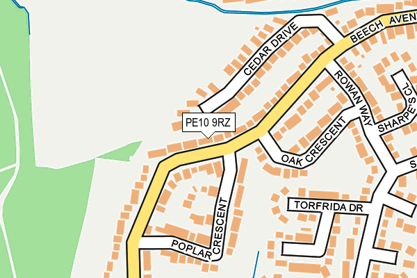 PE10 9RZ map - OS OpenMap – Local (Ordnance Survey) PE10 9RZ map - OS OpenMap – Local (Ordnance Survey)