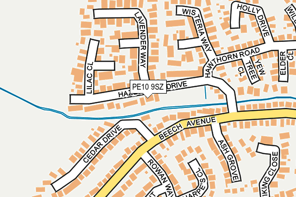 PE10 9SZ map - OS OpenMap – Local (Ordnance Survey) PE10 9SZ map - OS OpenMap – Local (Ordnance Survey)