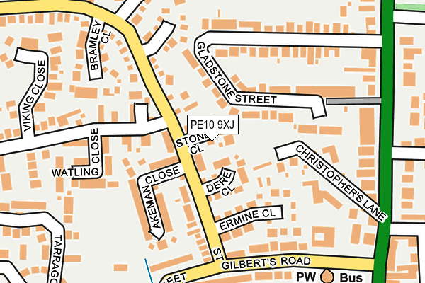 PE10 9XJ map - OS OpenMap – Local (Ordnance Survey) PE10 9XJ map - OS OpenMap – Local (Ordnance Survey)