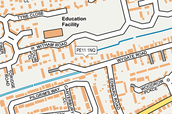 PE11 1NQ map - OS OpenMap – Local (Ordnance Survey) PE11 1NQ map - OS OpenMap – Local (Ordnance Survey)