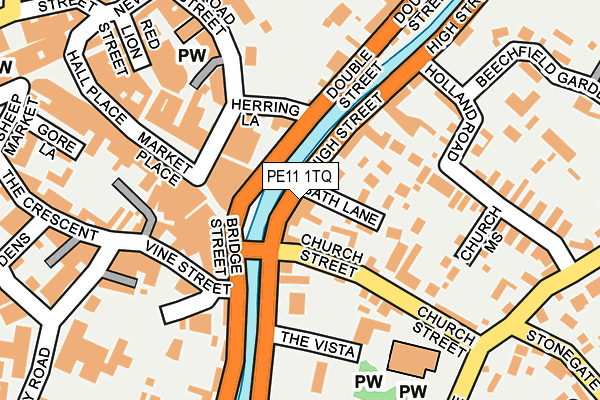PE11 1TQ map - OS OpenMap – Local (Ordnance Survey) PE11 1TQ map - OS OpenMap – Local (Ordnance Survey)