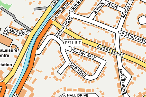 PE11 1UT map - OS OpenMap – Local (Ordnance Survey) PE11 1UT map - OS OpenMap – Local (Ordnance Survey)