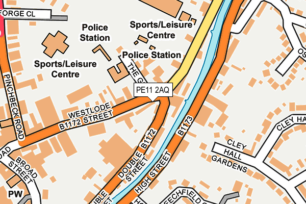 PE11 2AQ map - OS OpenMap – Local (Ordnance Survey) PE11 2AQ map - OS OpenMap – Local (Ordnance Survey)