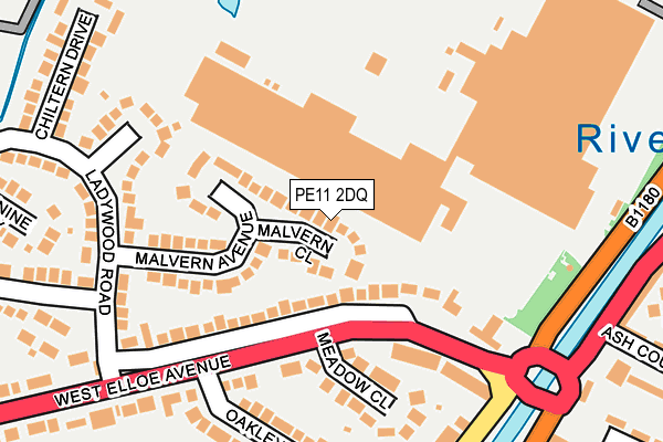 PE11 2DQ map - OS OpenMap – Local (Ordnance Survey) PE11 2DQ map - OS OpenMap – Local (Ordnance Survey)