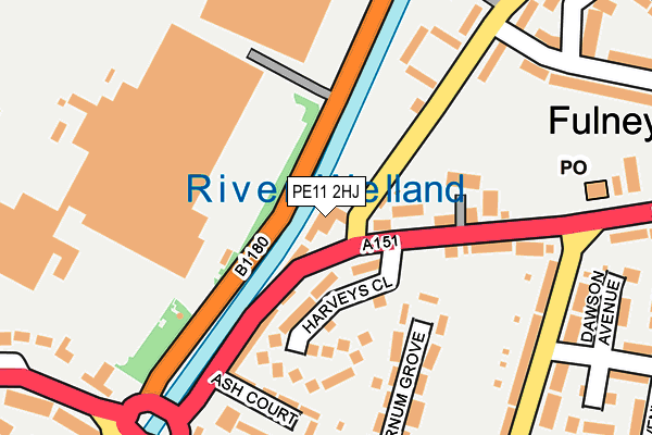 PE11 2HJ map - OS OpenMap – Local (Ordnance Survey) PE11 2HJ map - OS OpenMap – Local (Ordnance Survey)