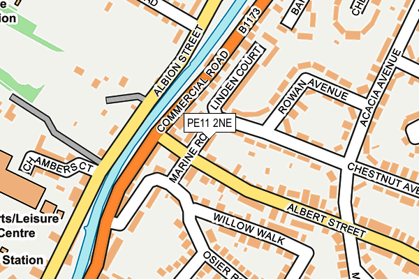 PE11 2NE map - OS OpenMap – Local (Ordnance Survey) PE11 2NE map - OS OpenMap – Local (Ordnance Survey)