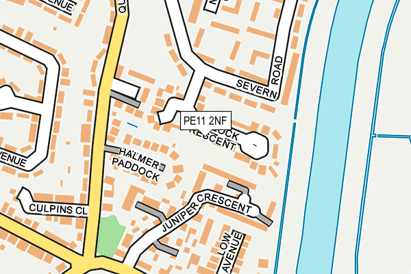 PE11 2NF map - OS OpenMap – Local (Ordnance Survey) PE11 2NF map - OS OpenMap – Local (Ordnance Survey)