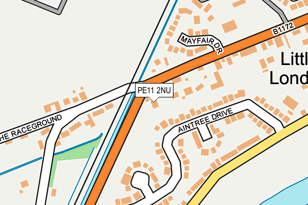PE11 2NU map - OS OpenMap – Local (Ordnance Survey) PE11 2NU map - OS OpenMap – Local (Ordnance Survey)