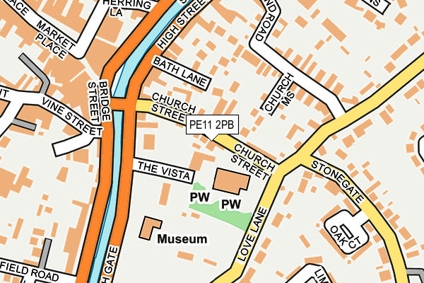 PE11 2PB map - OS OpenMap – Local (Ordnance Survey) PE11 2PB map - OS OpenMap – Local (Ordnance Survey)