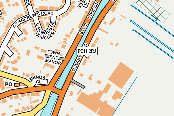 PE11 2RJ map - OS OpenMap – Local (Ordnance Survey) PE11 2RJ map - OS OpenMap – Local (Ordnance Survey)