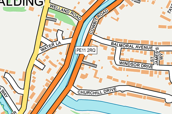 PE11 2RQ map - OS OpenMap – Local (Ordnance Survey) PE11 2RQ map - OS OpenMap – Local (Ordnance Survey)