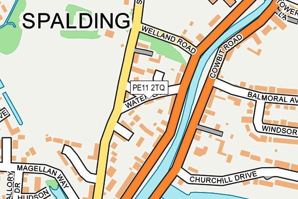 PE11 2TQ map - OS OpenMap – Local (Ordnance Survey) PE11 2TQ map - OS OpenMap – Local (Ordnance Survey)