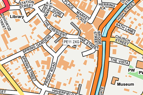 PE11 2XG map - OS OpenMap – Local (Ordnance Survey) PE11 2XG map - OS OpenMap – Local (Ordnance Survey)