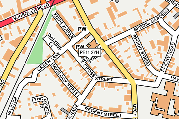 PE11 2YH map - OS OpenMap – Local (Ordnance Survey) PE11 2YH map - OS OpenMap – Local (Ordnance Survey)