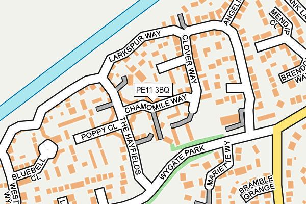 PE11 3BQ map - OS OpenMap – Local (Ordnance Survey) PE11 3BQ map - OS OpenMap – Local (Ordnance Survey)