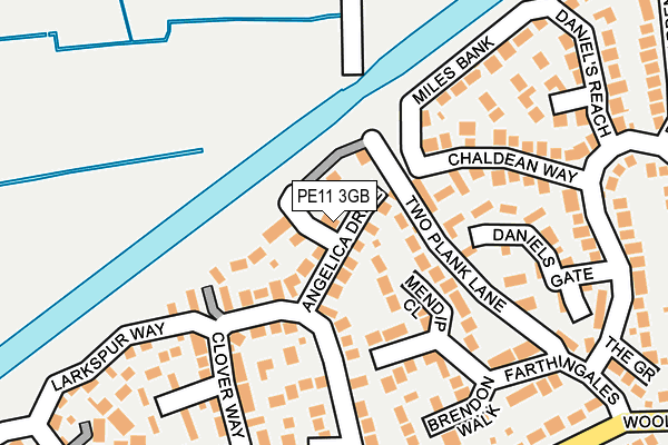PE11 3GB map - OS OpenMap – Local (Ordnance Survey) PE11 3GB map - OS OpenMap – Local (Ordnance Survey)