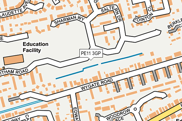 PE11 3GP map - OS OpenMap – Local (Ordnance Survey) PE11 3GP map - OS OpenMap – Local (Ordnance Survey)