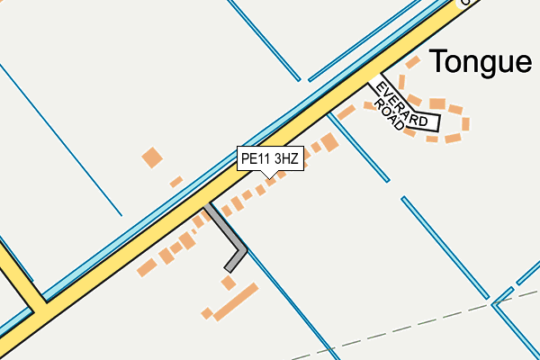 PE11 3HZ map - OS OpenMap – Local (Ordnance Survey) PE11 3HZ map - OS OpenMap – Local (Ordnance Survey)