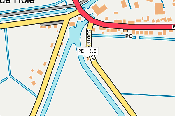 PE11 3JE map - OS OpenMap – Local (Ordnance Survey) PE11 3JE map - OS OpenMap – Local (Ordnance Survey)