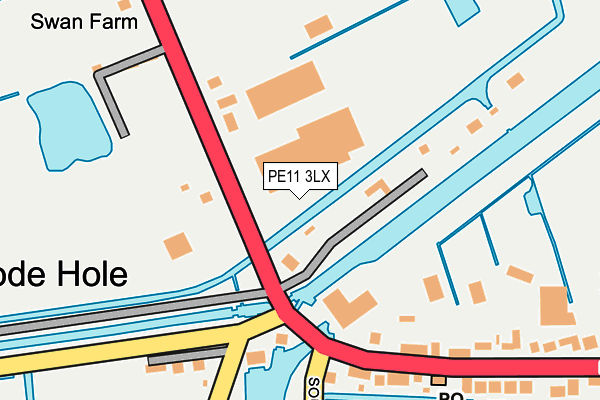 PE11 3LX map - OS OpenMap – Local (Ordnance Survey) PE11 3LX map - OS OpenMap – Local (Ordnance Survey)