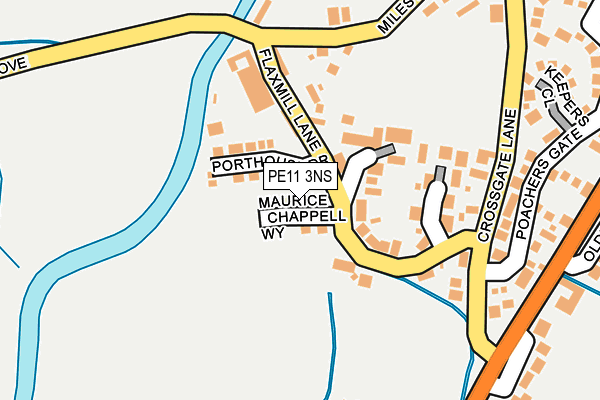 PE11 3NS map - OS OpenMap – Local (Ordnance Survey) PE11 3NS map - OS OpenMap – Local (Ordnance Survey)