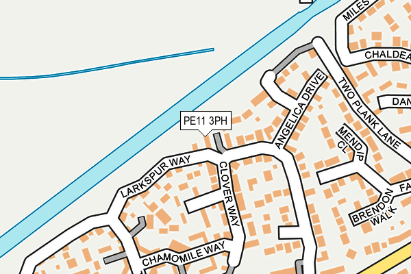 PE11 3PH map - OS OpenMap – Local (Ordnance Survey) PE11 3PH map - OS OpenMap – Local (Ordnance Survey)