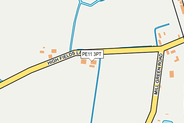 PE11 3PT map - OS OpenMap – Local (Ordnance Survey) PE11 3PT map - OS OpenMap – Local (Ordnance Survey)