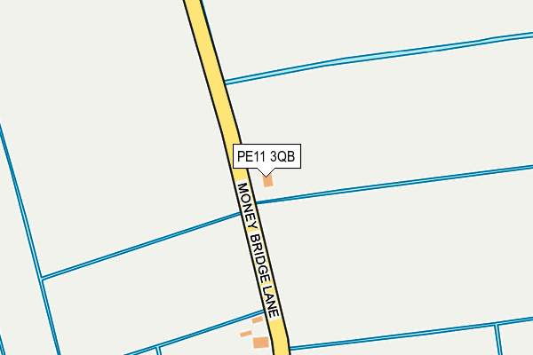 PE11 3QB map - OS OpenMap – Local (Ordnance Survey) PE11 3QB map - OS OpenMap – Local (Ordnance Survey)