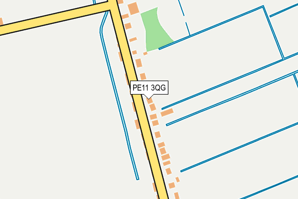 PE11 3QG map - OS OpenMap – Local (Ordnance Survey) PE11 3QG map - OS OpenMap – Local (Ordnance Survey)