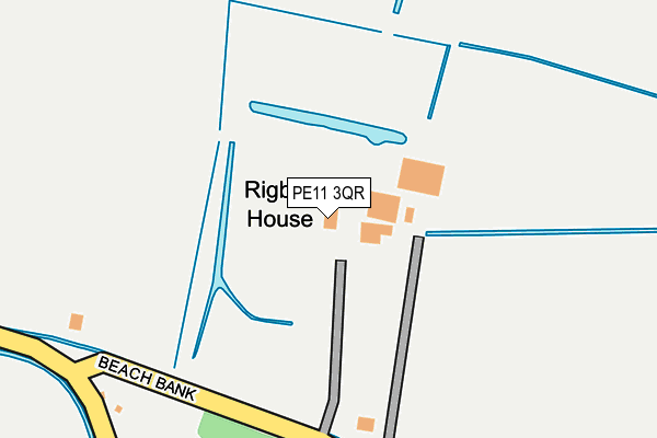 PE11 3QR map - OS OpenMap – Local (Ordnance Survey) PE11 3QR map - OS OpenMap – Local (Ordnance Survey)