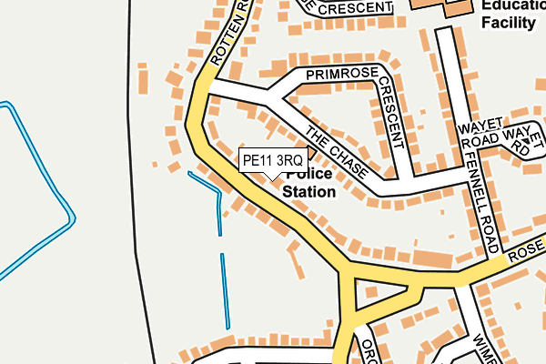 PE11 3RQ map - OS OpenMap – Local (Ordnance Survey) PE11 3RQ map - OS OpenMap – Local (Ordnance Survey)