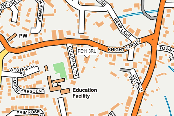 PE11 3RU map - OS OpenMap – Local (Ordnance Survey) PE11 3RU map - OS OpenMap – Local (Ordnance Survey)