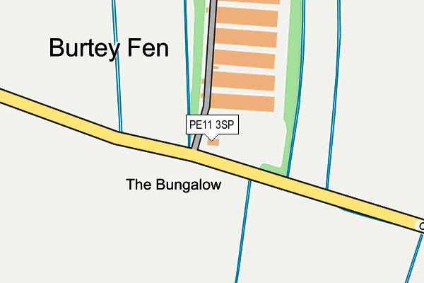 PE11 3SP map - OS OpenMap – Local (Ordnance Survey) PE11 3SP map - OS OpenMap – Local (Ordnance Survey)